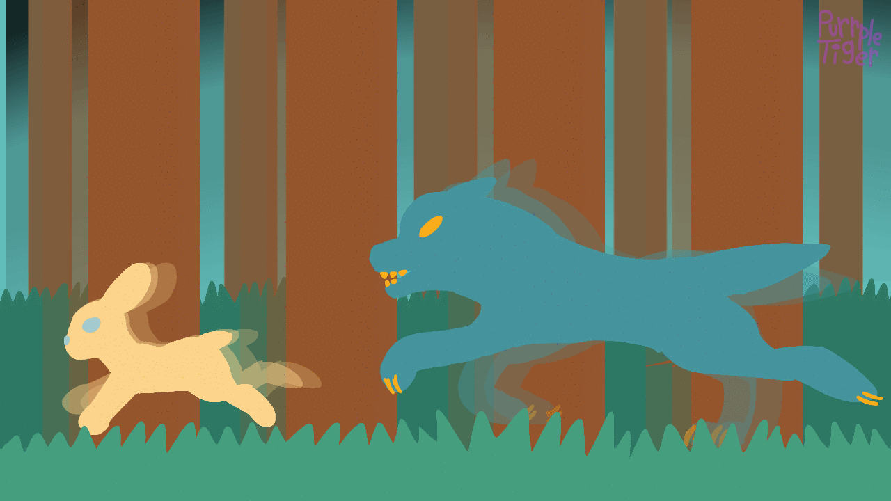 Moderate Motion + Moving Scene Background (Lineless)